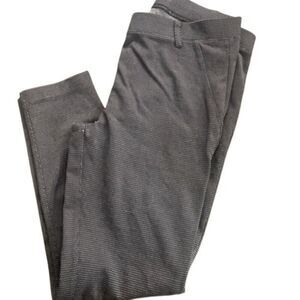 Beta brand medium petite polka dot black white ankle dress pants